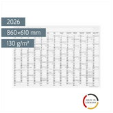 Plakatkalender Mod. young design 2026 | 860×610 mm